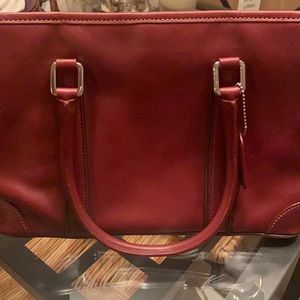 Leather Vintage Coach Bag 👜